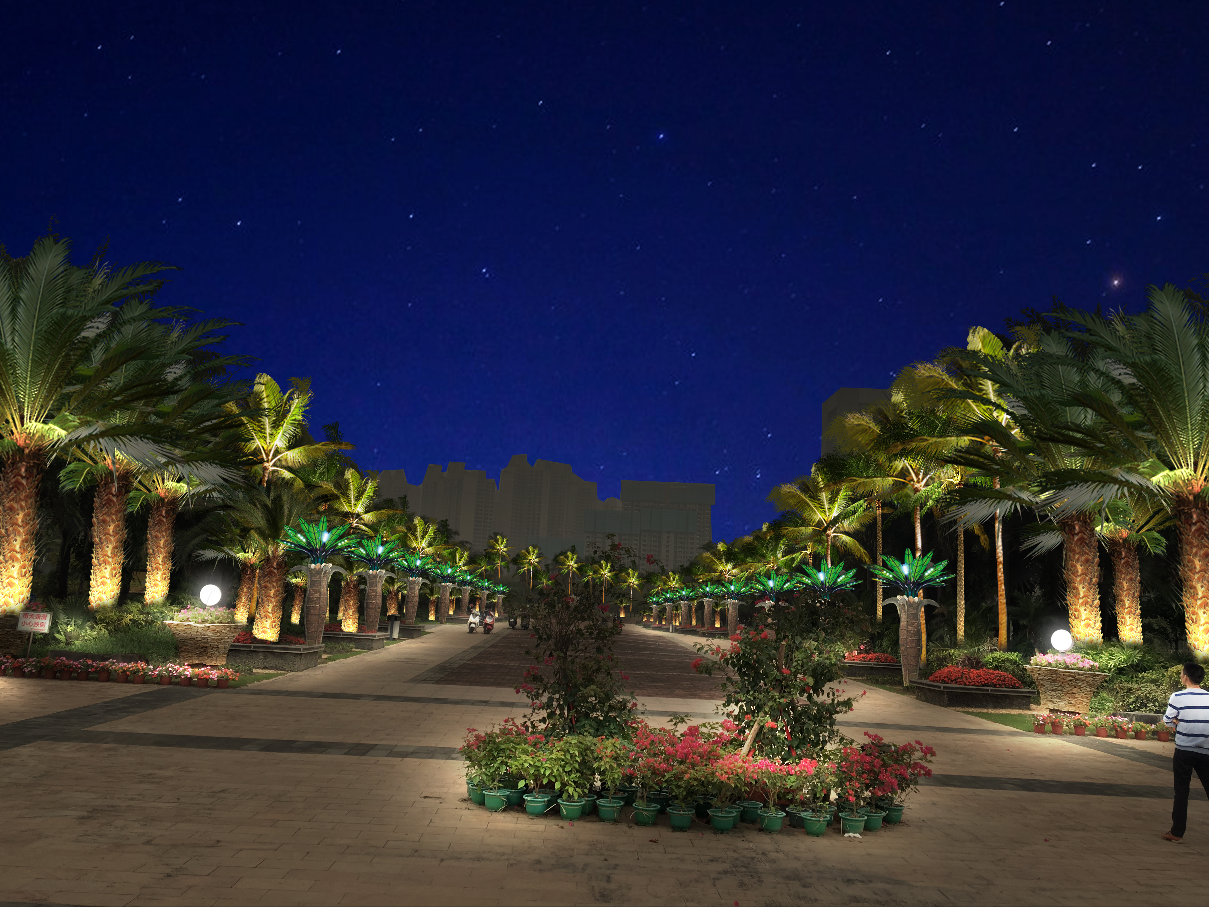 湛江人民廣場亮化工程